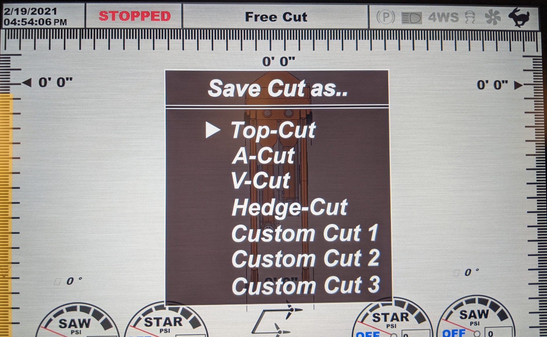 Save custom cuts as a Pre-Set for quick recall in the future